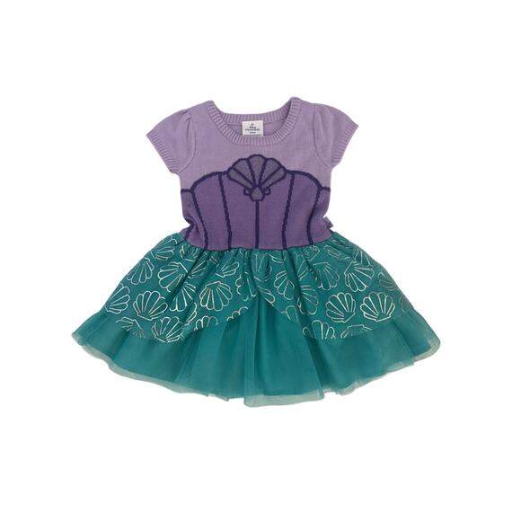 Disney Princess Toddler Girl Ariel Cosplay Dress, Sizes 2T - Picture 1 of 3